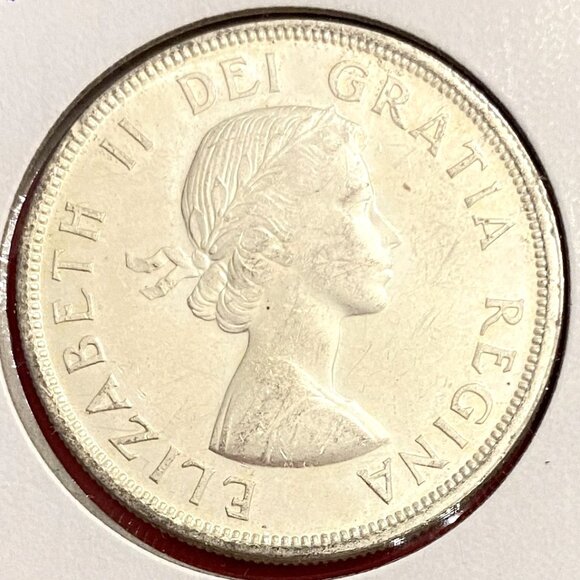 Fabulous 1960 Canada Uncirculated Silver $1 Dollar Coin! - Picture 4 of 14